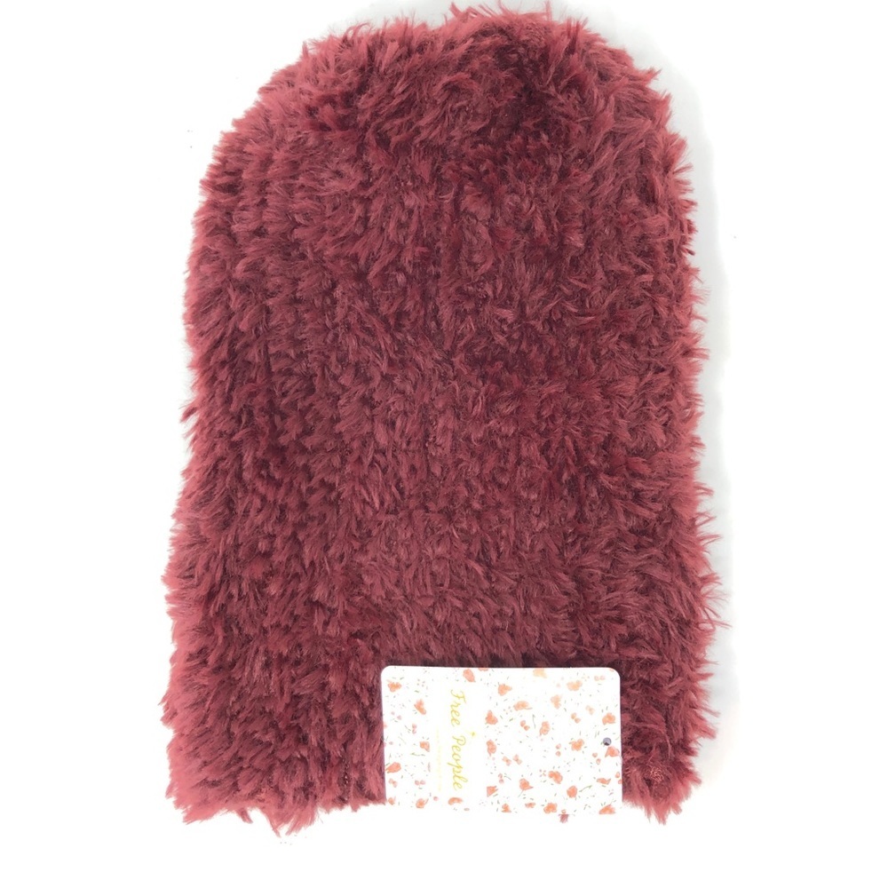 NWT FREE PEOPLE FUZZY BEANIE - Picture 6 of 6